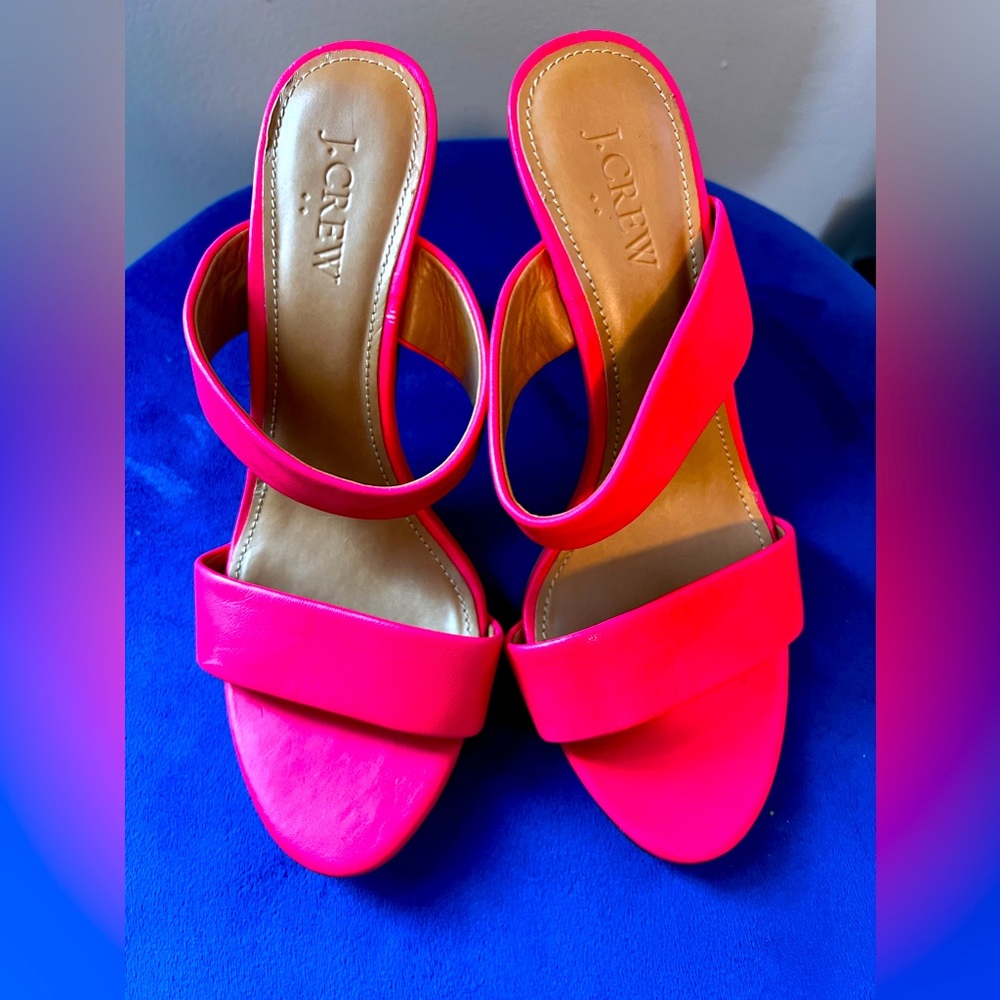 COPY - Brand new J. Crew hot pink heels!